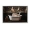 Stupell Industries Forest Elk Rustic Bath Time Floating Frame, design by Sasha